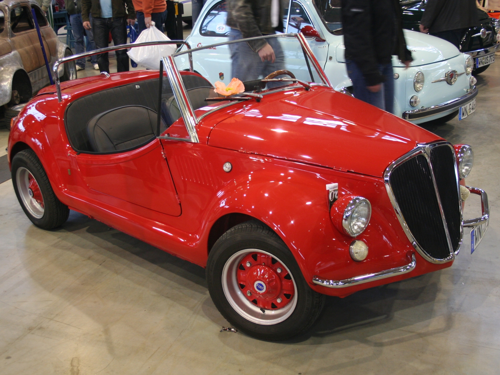 Fiat 500 Gamine mit Aufbau von Vignale