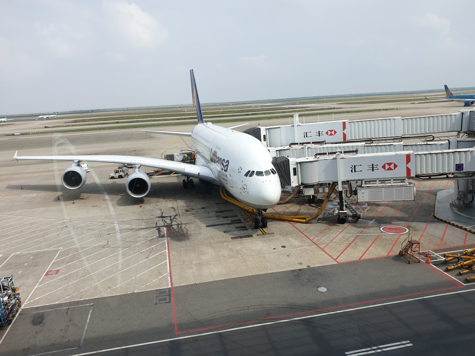 Airbus A 380 von Lufthansa