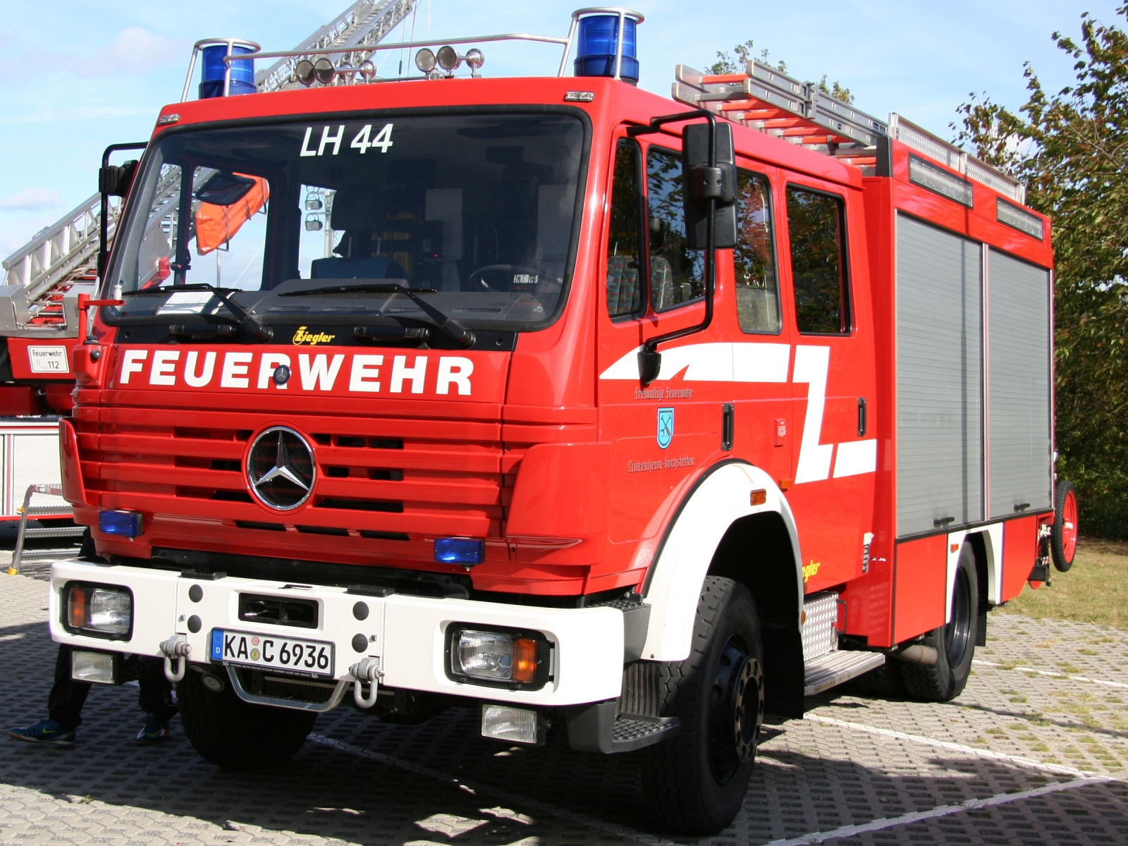 Mercedes Benz 1224 AF Feuerwehr mit Aufbau von Ziegler